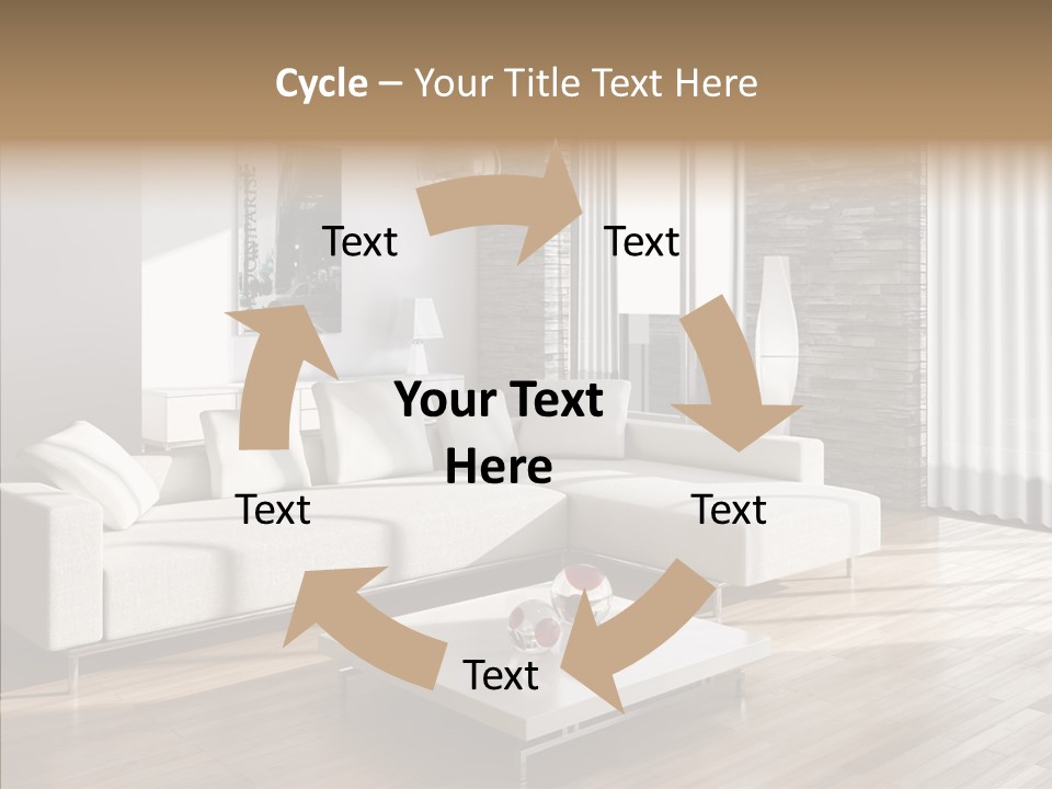 Decor Lamp House PowerPoint Template