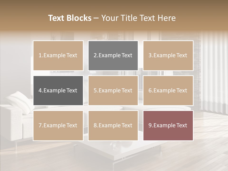 Decor Lamp House PowerPoint Template