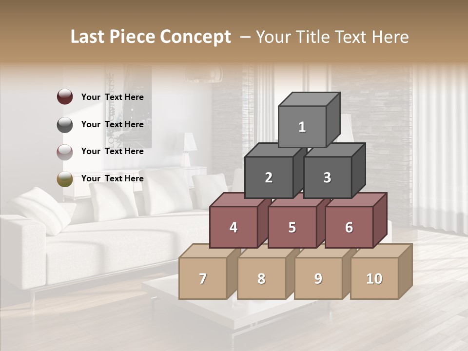 Decor Lamp House PowerPoint Template