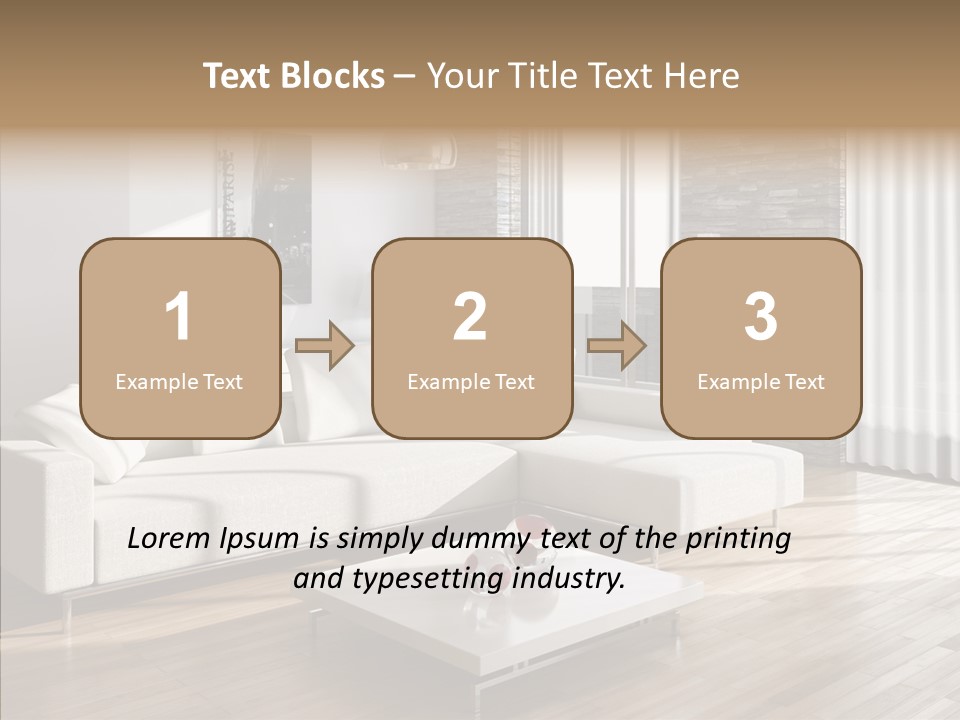 Decor Lamp House PowerPoint Template