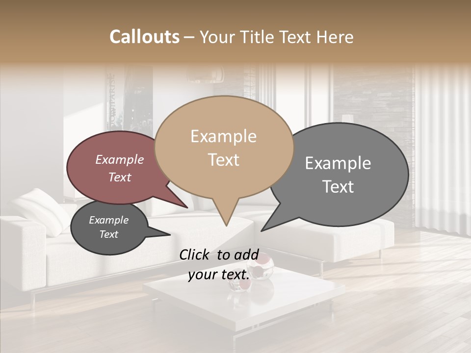 Decor Lamp House PowerPoint Template