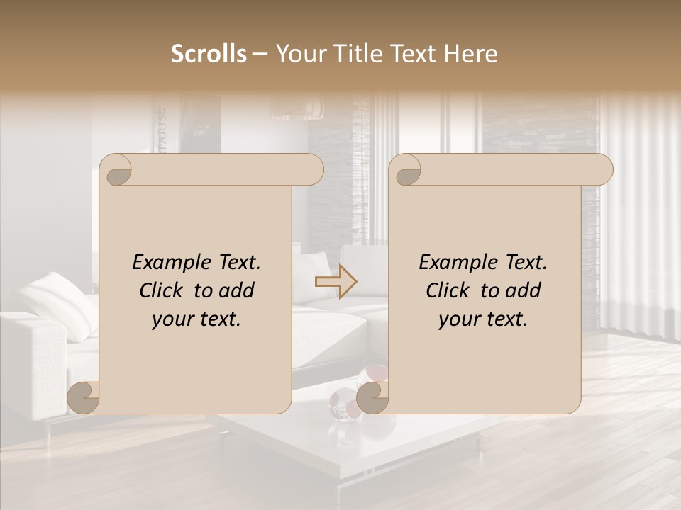 Decor Lamp House PowerPoint Template