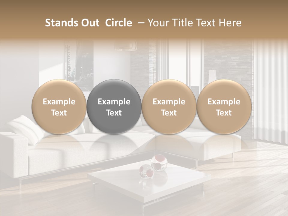 Decor Lamp House PowerPoint Template