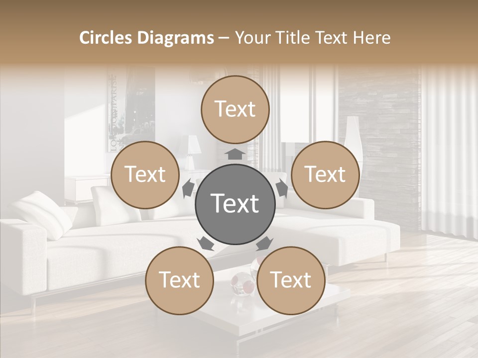 Decor Lamp House PowerPoint Template