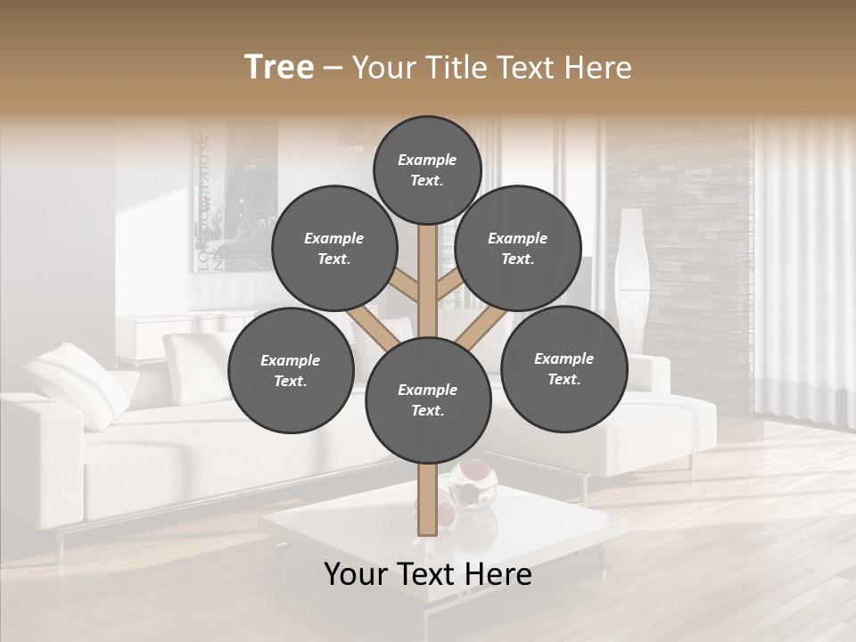 Decor Lamp House PowerPoint Template