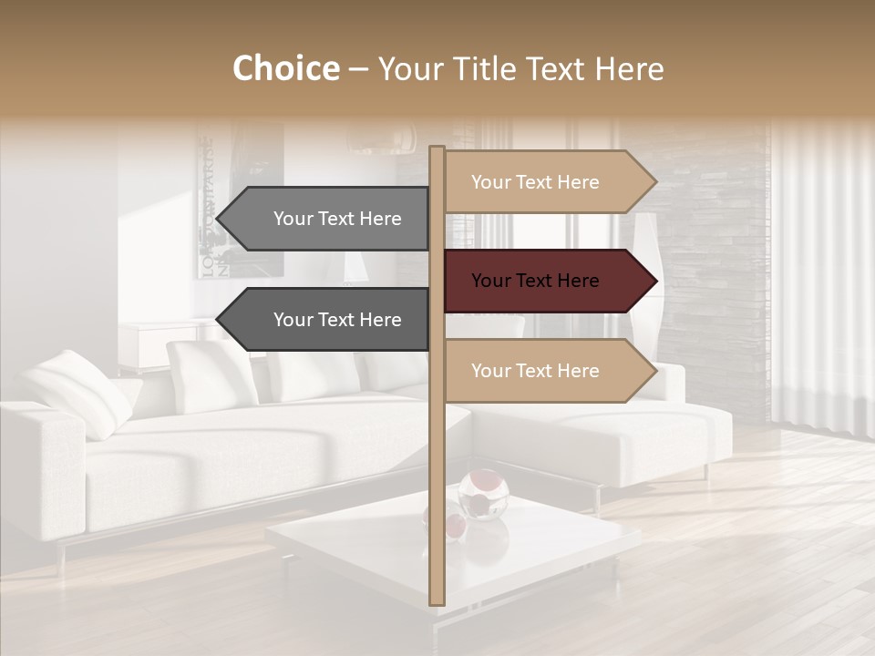 Decor Lamp House PowerPoint Template