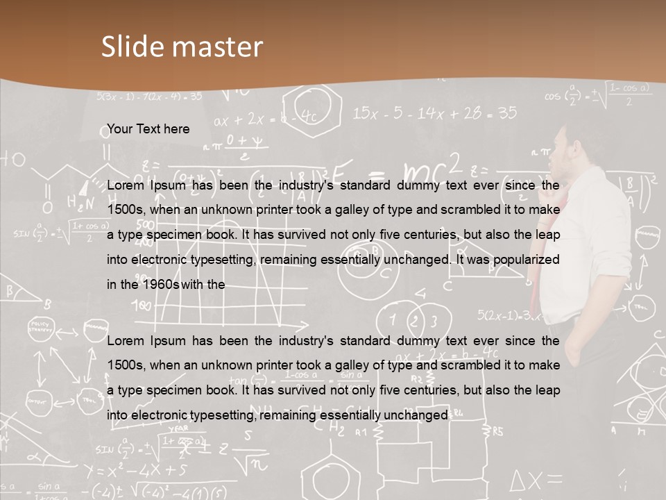 Equation School Math PowerPoint Template