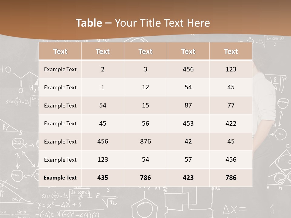 Equation School Math PowerPoint Template