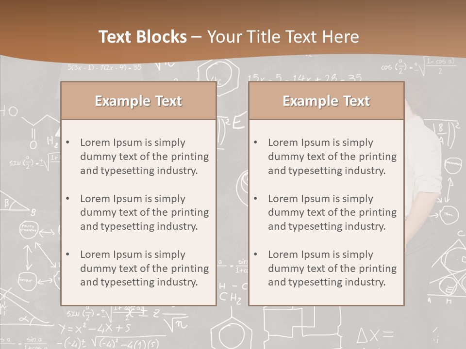 Equation School Math PowerPoint Template