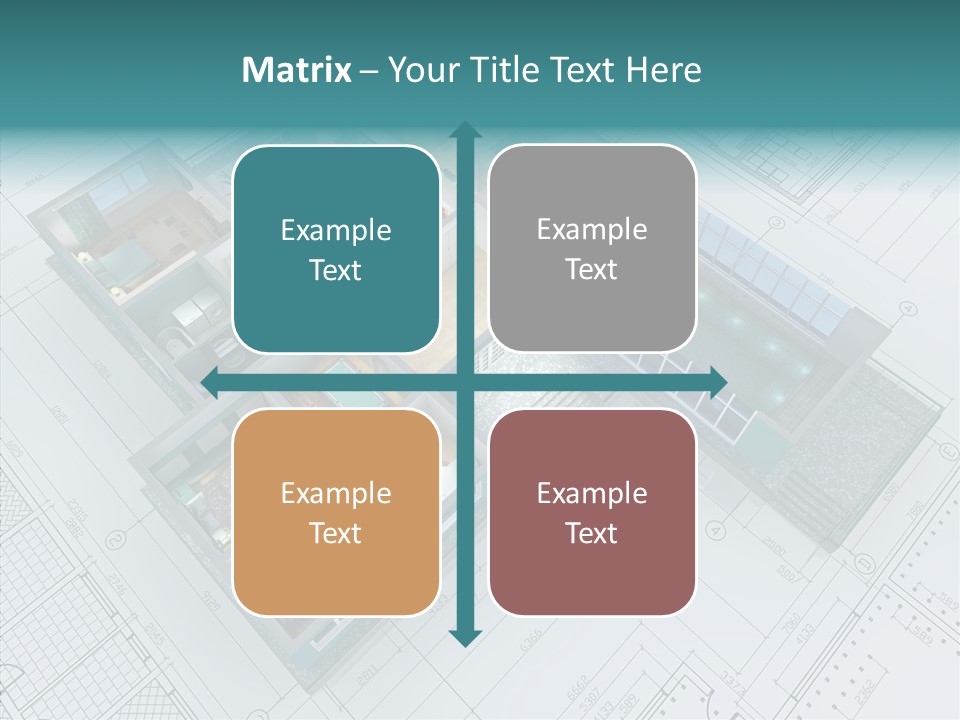 House Bedroom Swimming PowerPoint Template