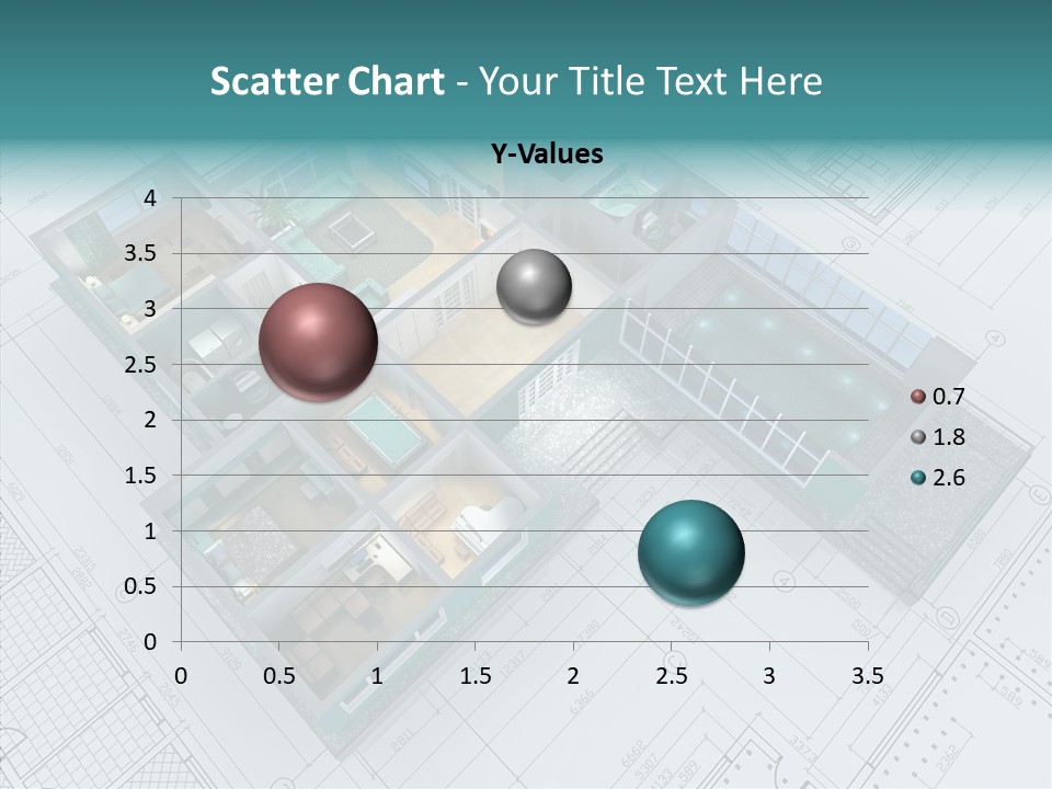 House Bedroom Swimming PowerPoint Template