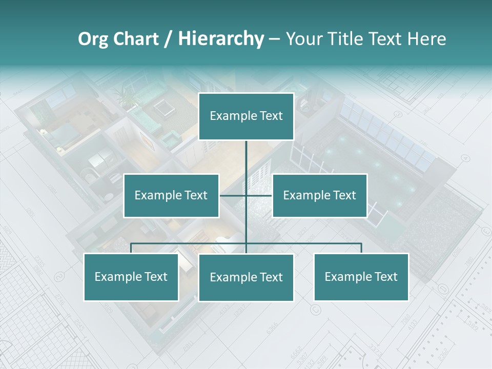 House Bedroom Swimming PowerPoint Template