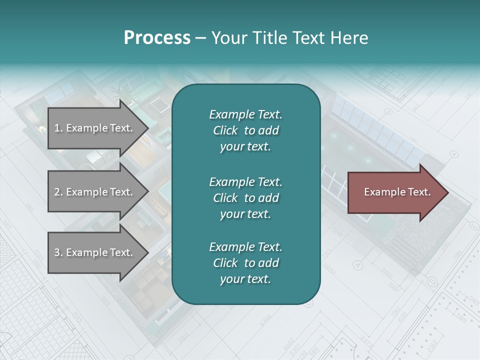 House Bedroom Swimming PowerPoint Template