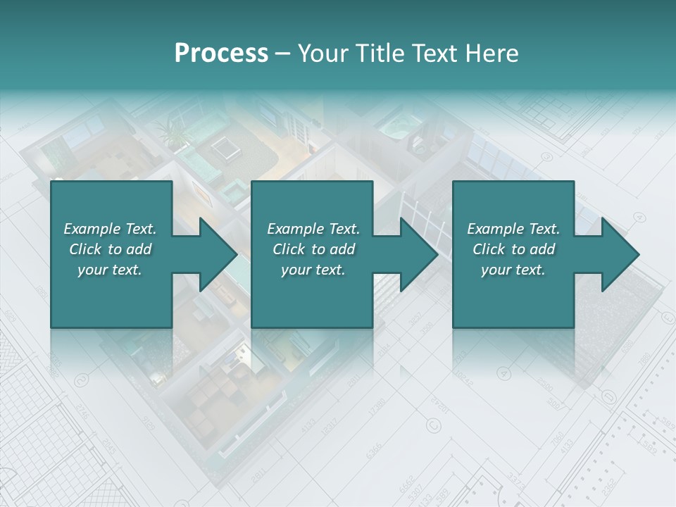 House Bedroom Swimming PowerPoint Template