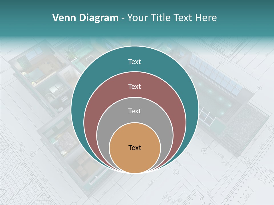 House Bedroom Swimming PowerPoint Template