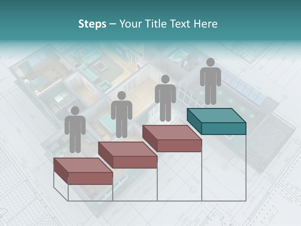 House Bedroom Swimming PowerPoint Template