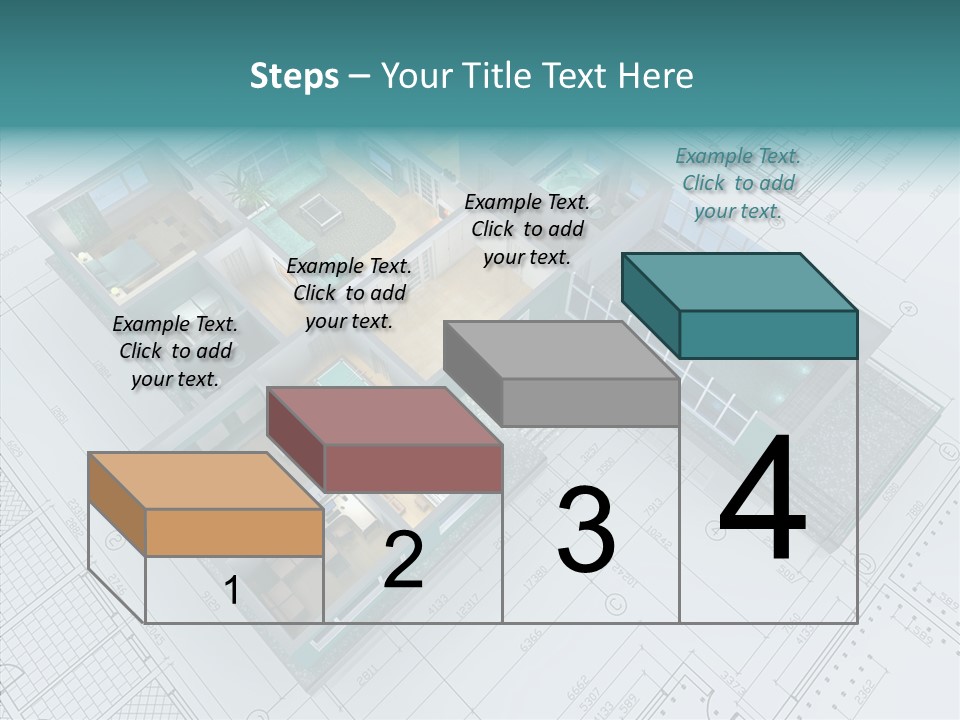 House Bedroom Swimming PowerPoint Template