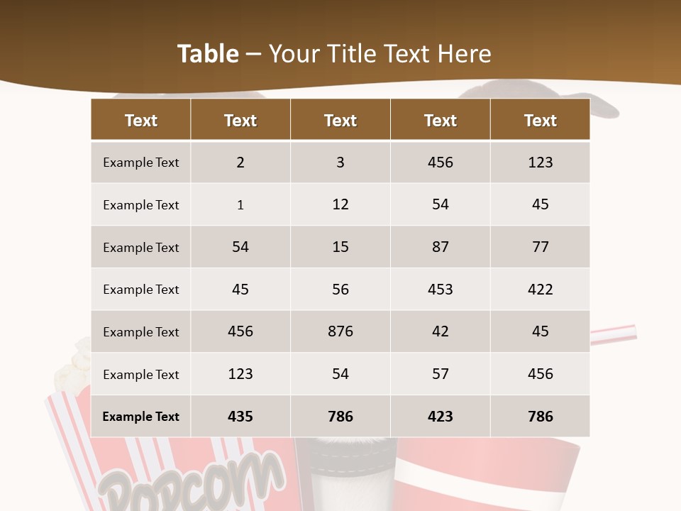 Red White Dog PowerPoint Template