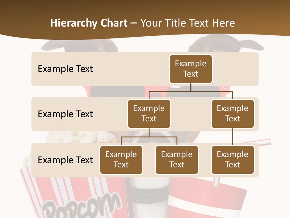 Red White Dog PowerPoint Template