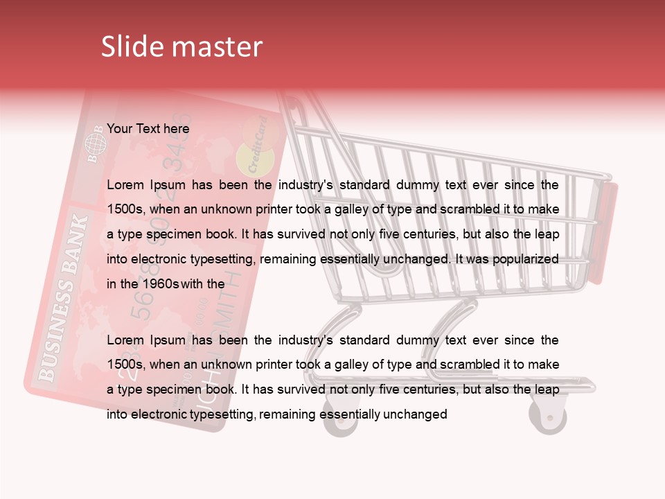 Home Renting Push PowerPoint Template