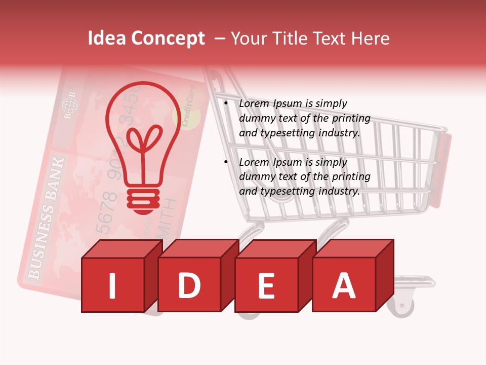 Home Renting Push PowerPoint Template