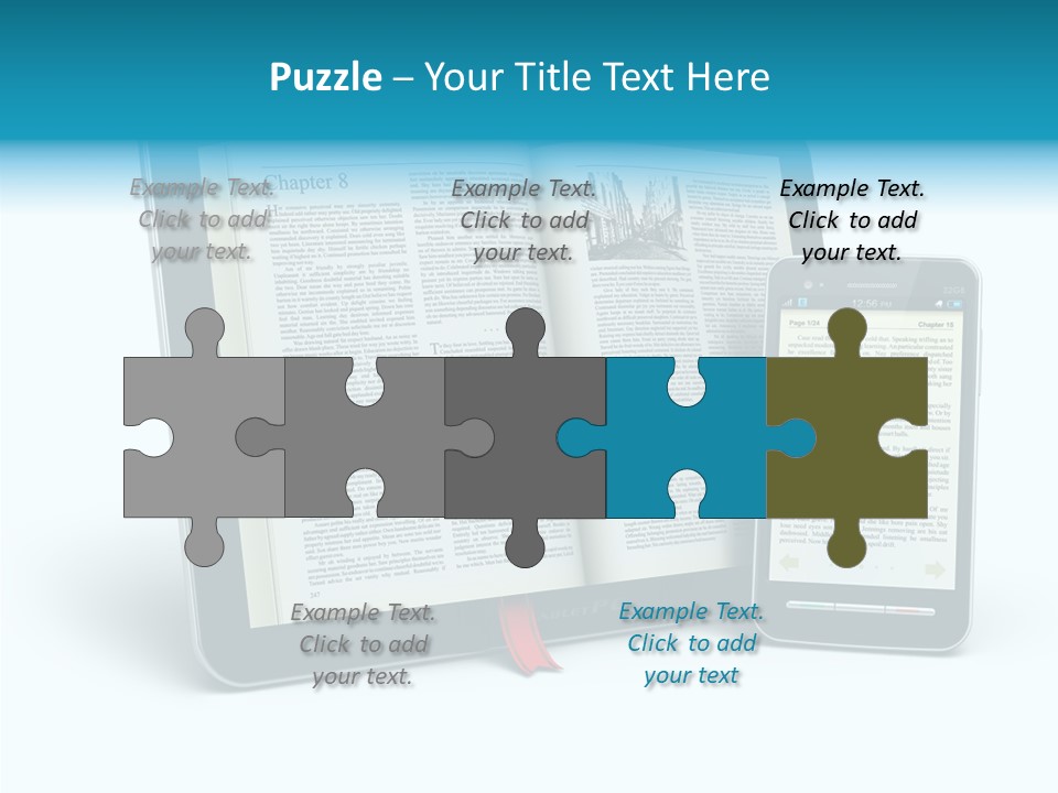 Publishing Reading Online PowerPoint Template
