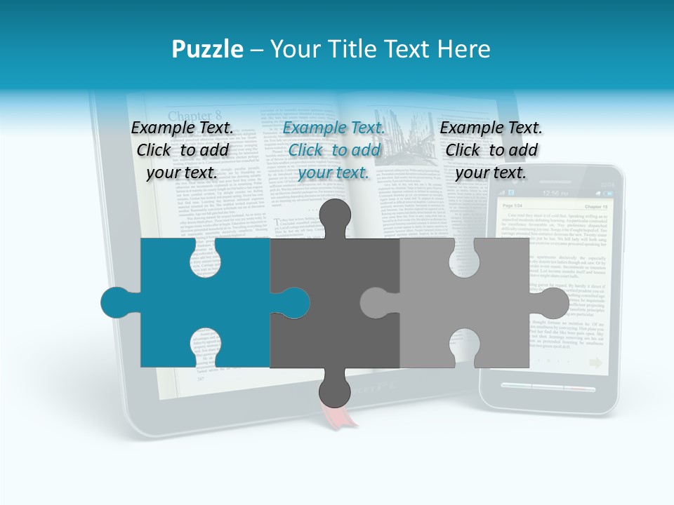 Publishing Reading Online PowerPoint Template
