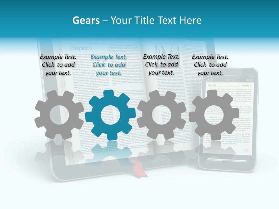 Publishing Reading Online PowerPoint Template