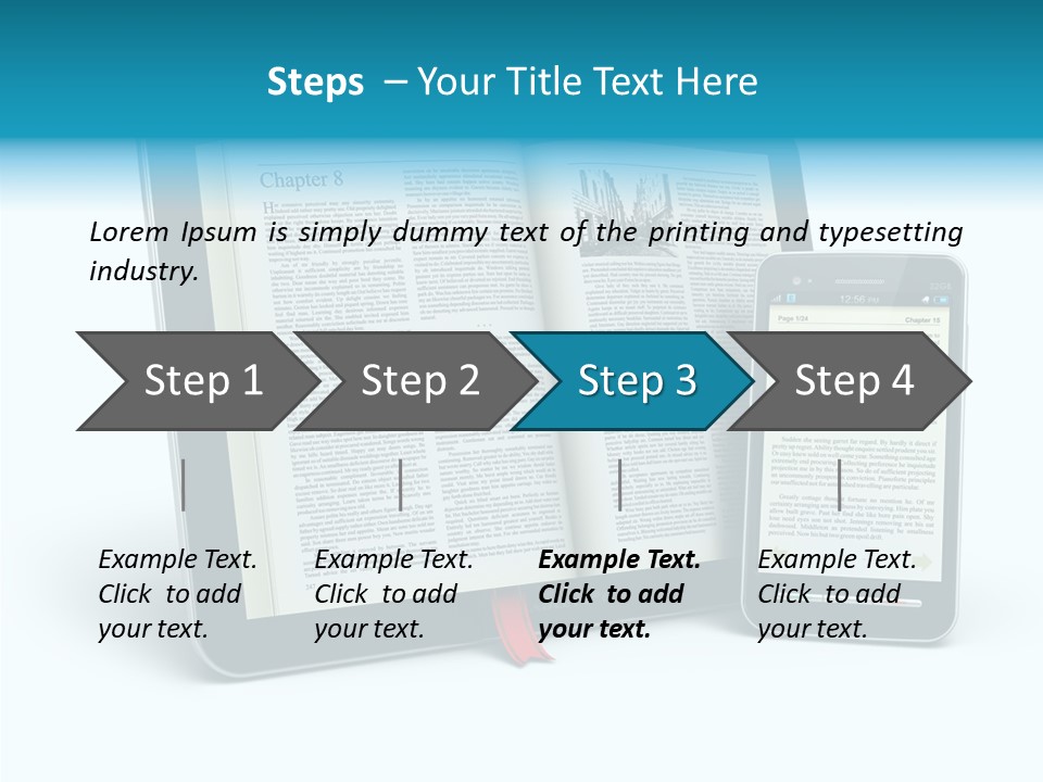 Publishing Reading Online PowerPoint Template
