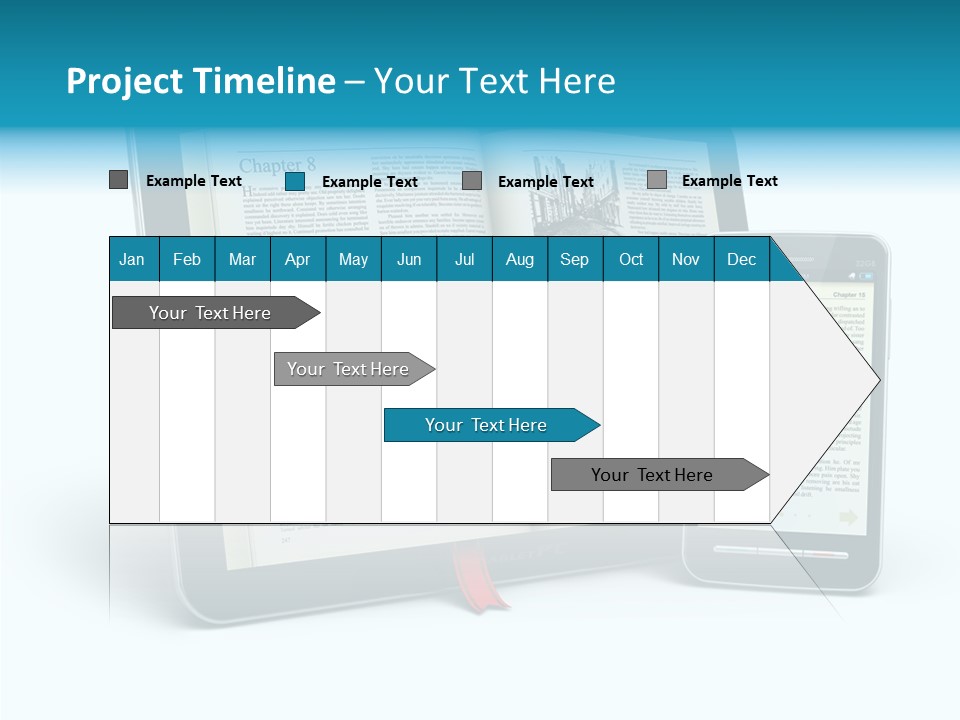 Publishing Reading Online PowerPoint Template