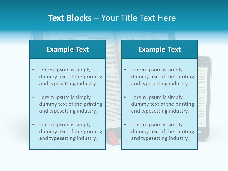 Publishing Reading Online PowerPoint Template