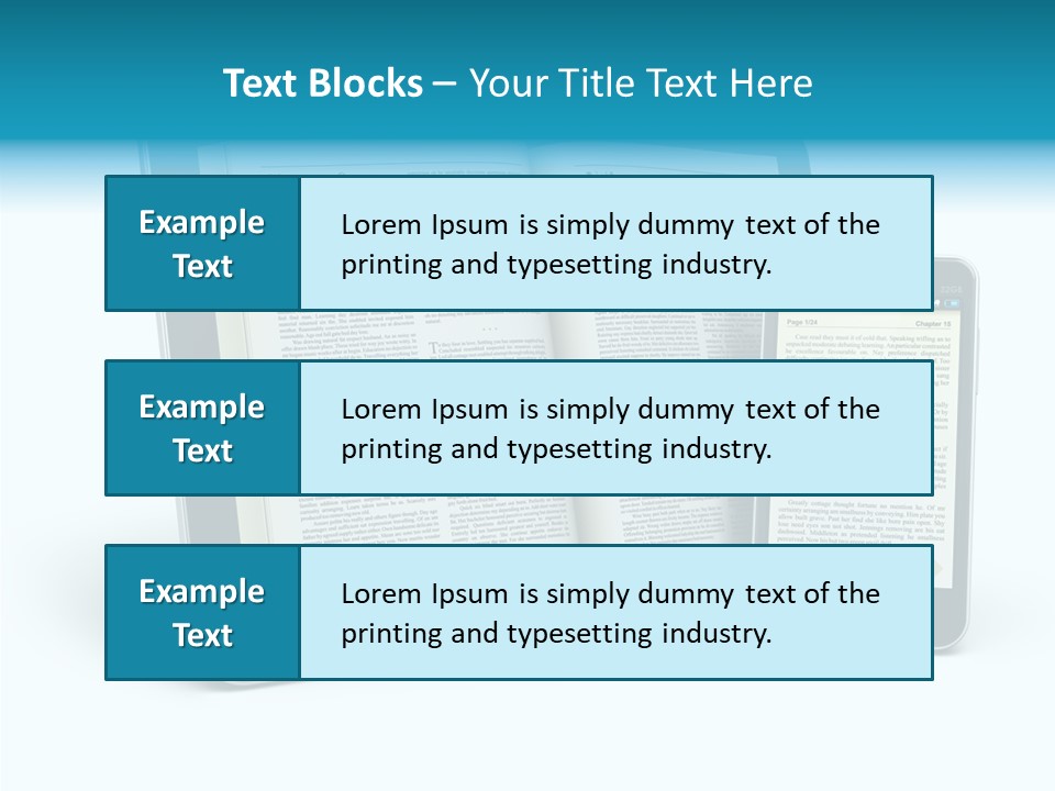 Publishing Reading Online PowerPoint Template