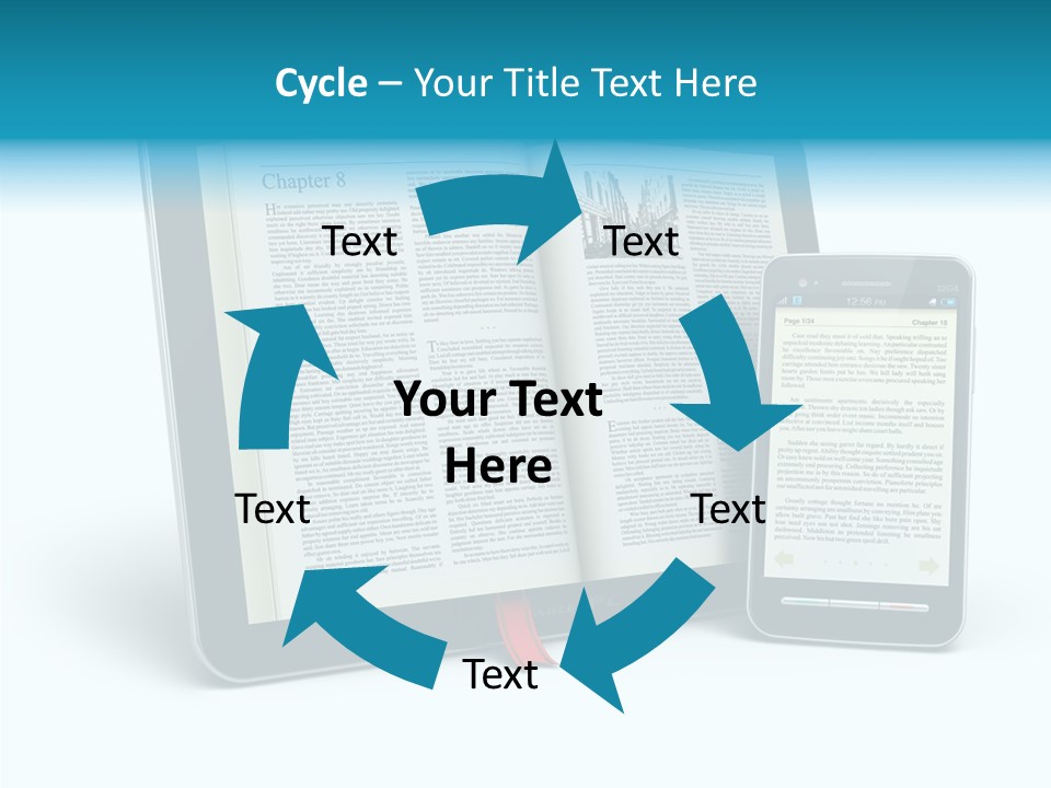 Publishing Reading Online PowerPoint Template
