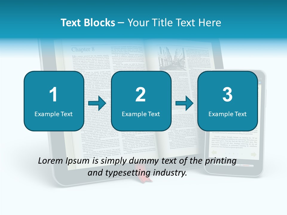 Publishing Reading Online PowerPoint Template
