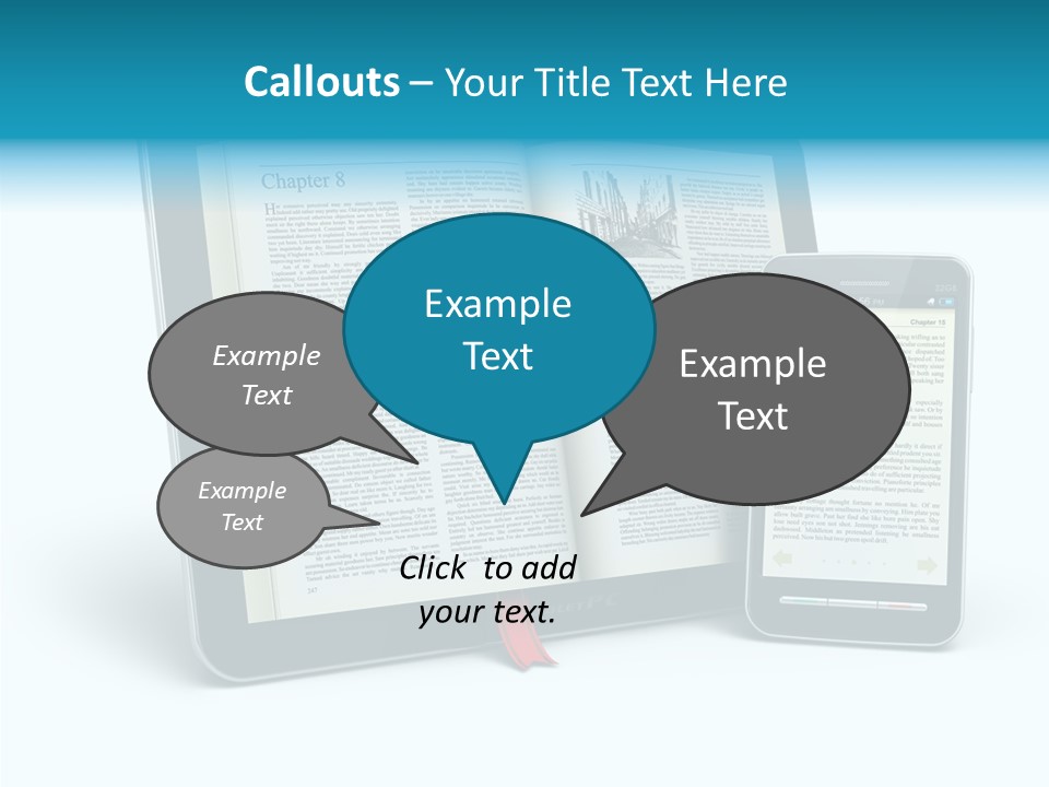 Publishing Reading Online PowerPoint Template