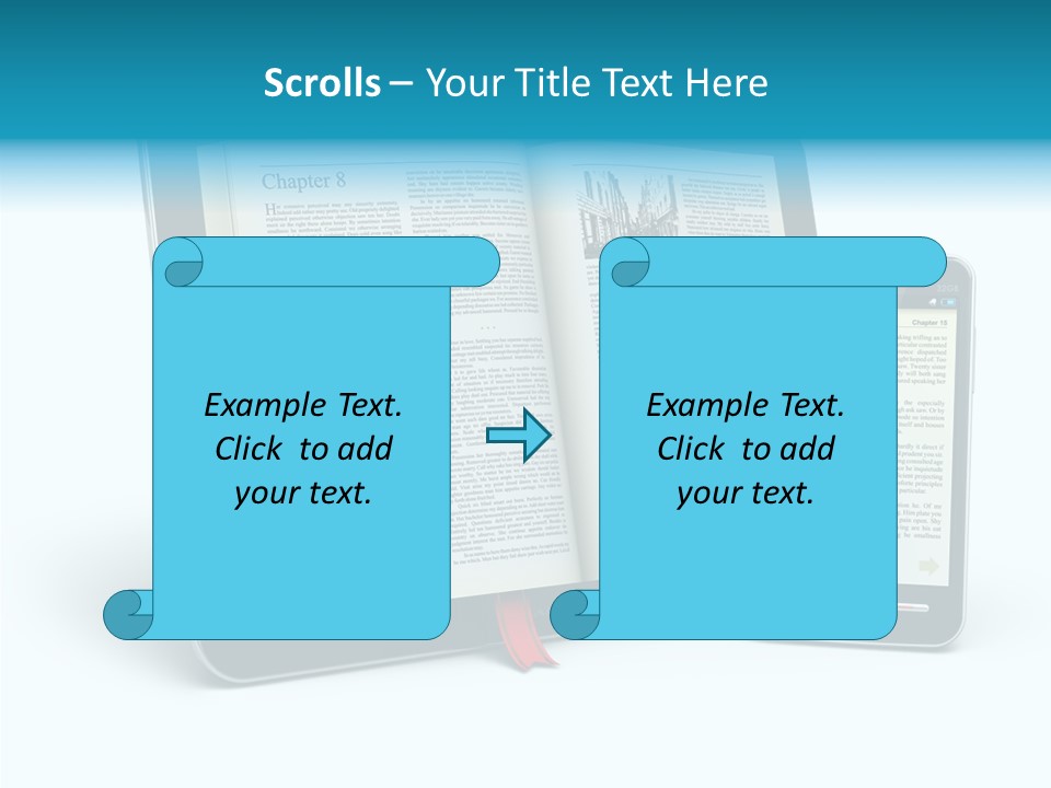 Publishing Reading Online PowerPoint Template