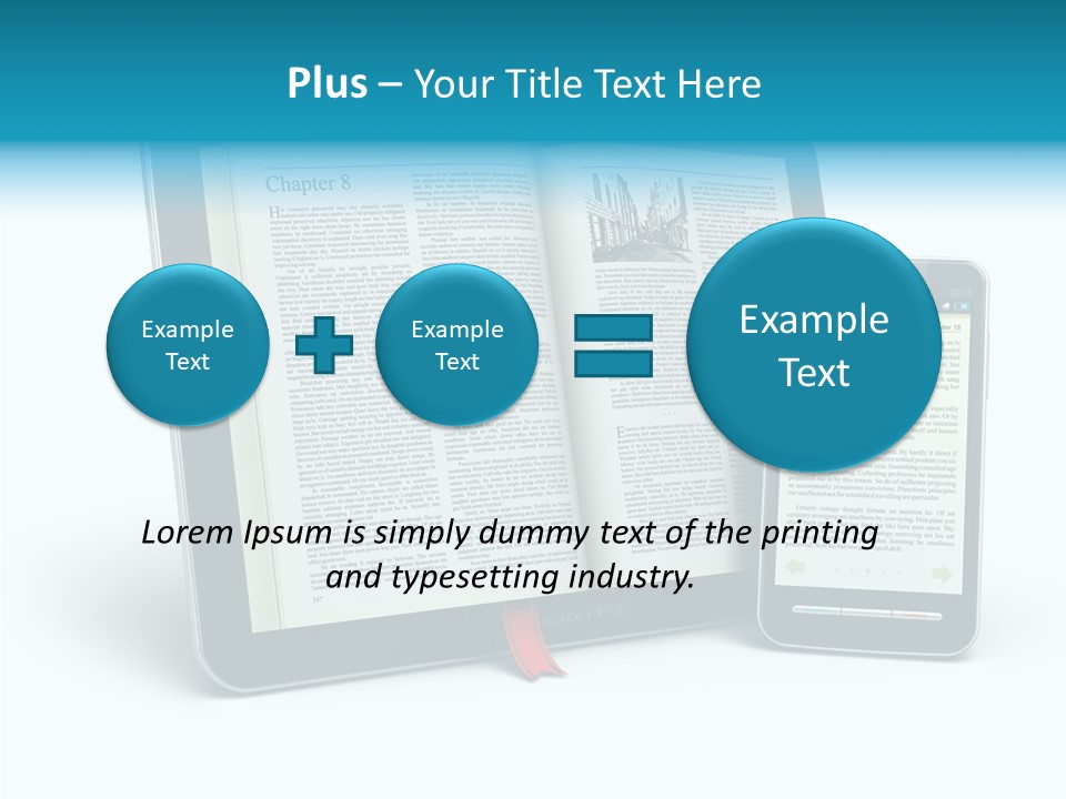 Publishing Reading Online PowerPoint Template