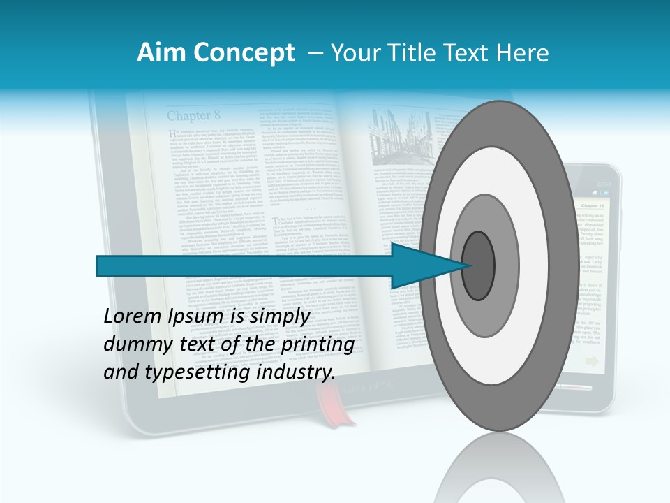 Publishing Reading Online PowerPoint Template