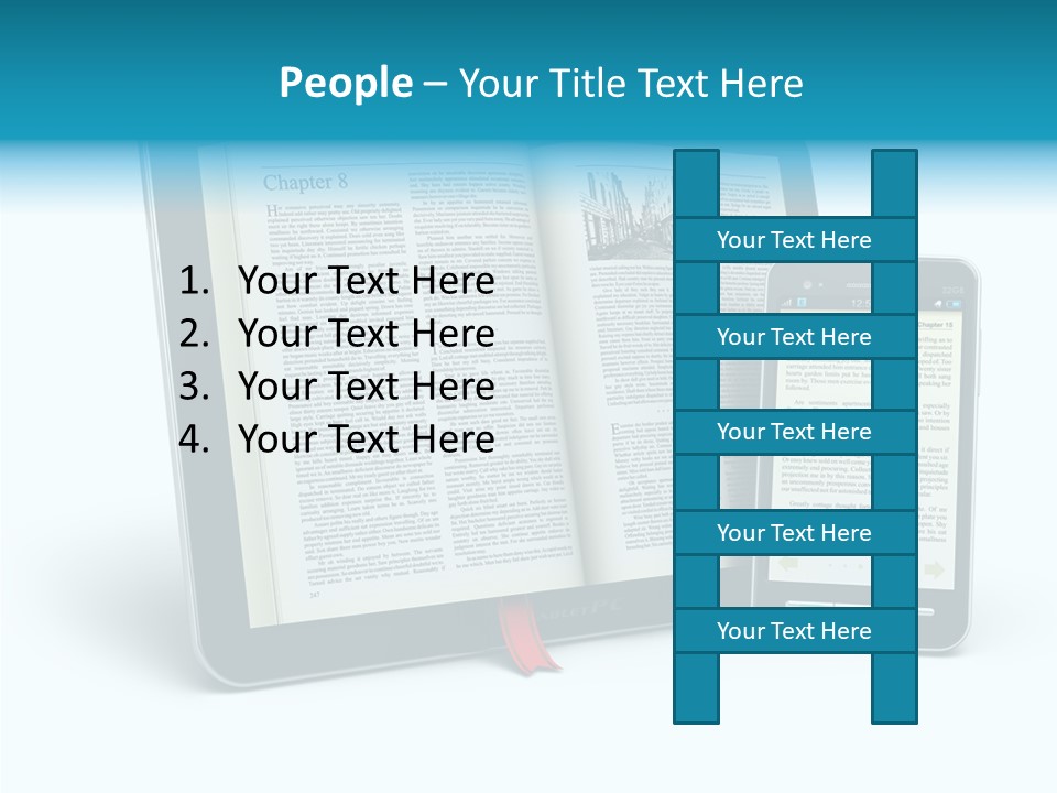 Publishing Reading Online PowerPoint Template