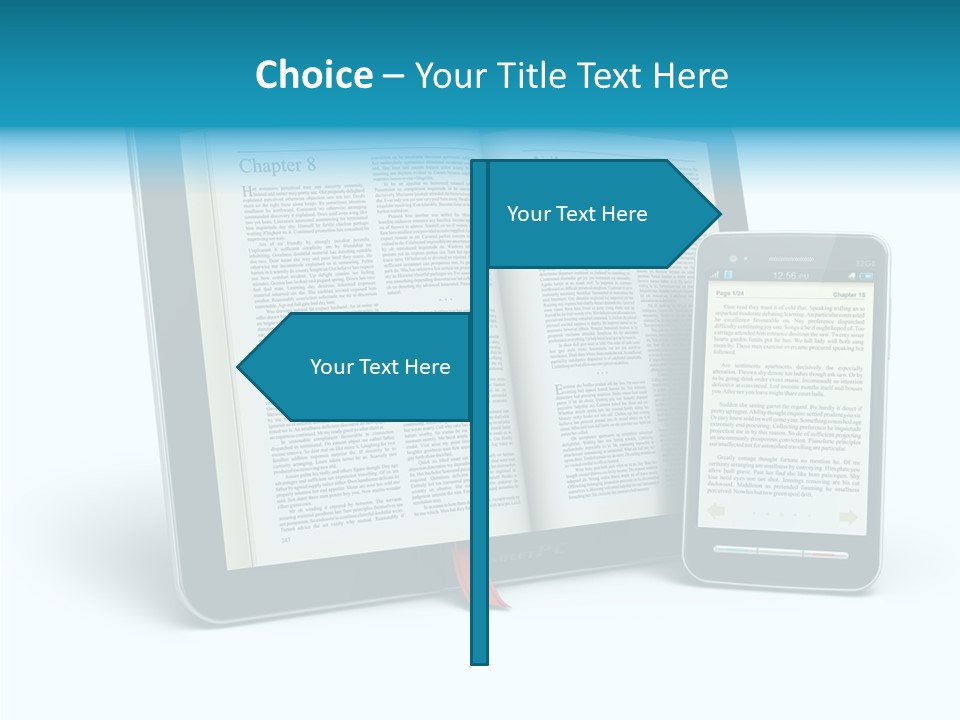 Publishing Reading Online PowerPoint Template