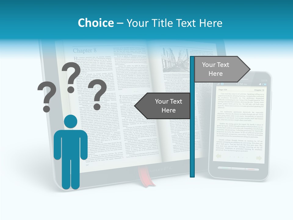 Publishing Reading Online PowerPoint Template