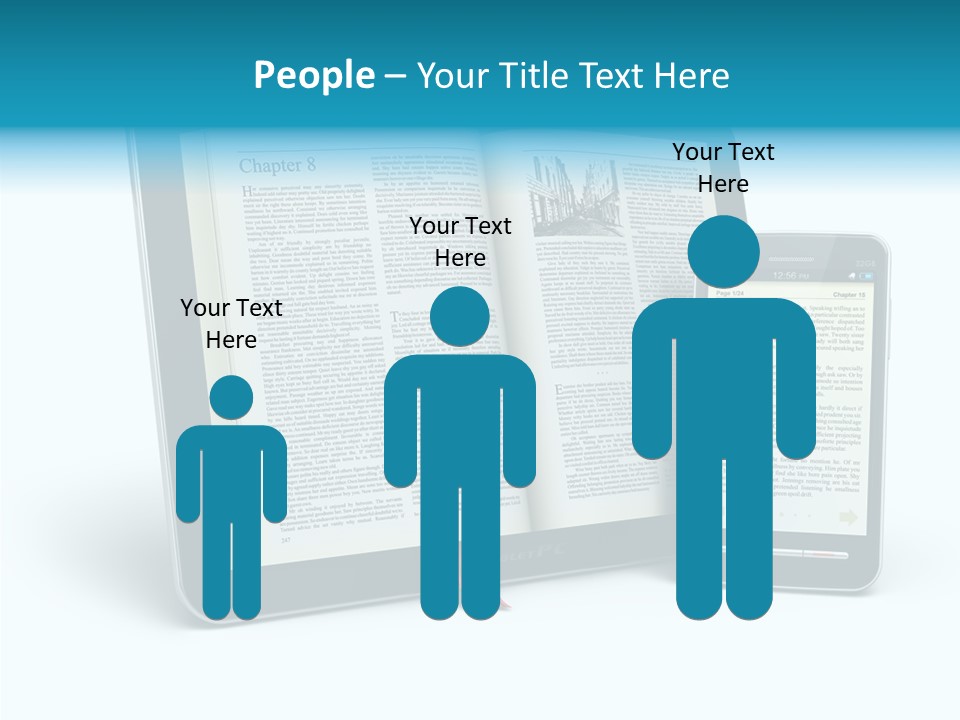 Publishing Reading Online PowerPoint Template