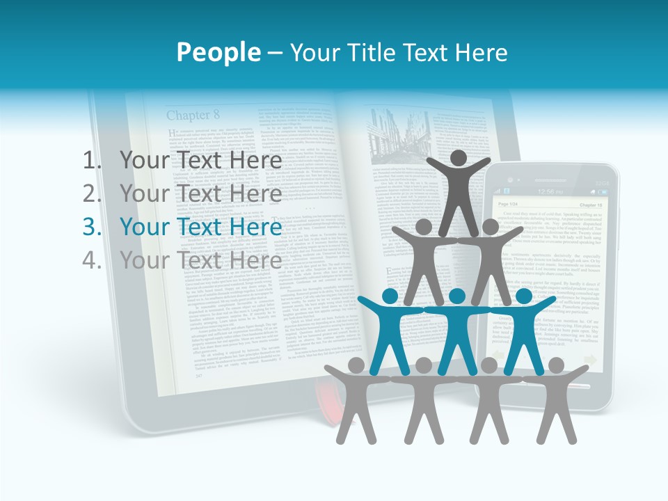Publishing Reading Online PowerPoint Template