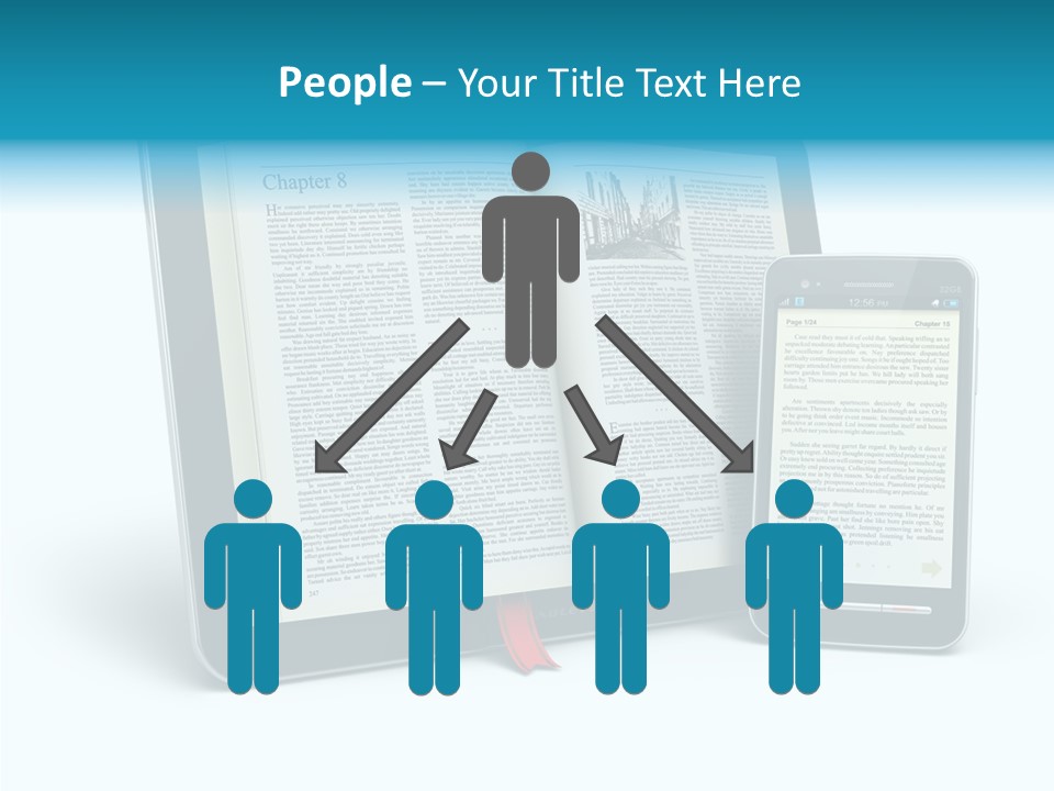 Publishing Reading Online PowerPoint Template