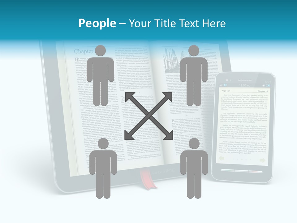 Publishing Reading Online PowerPoint Template