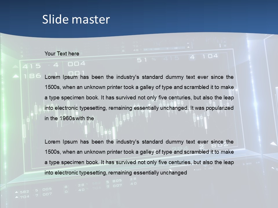 Chart Loss Selling PowerPoint Template