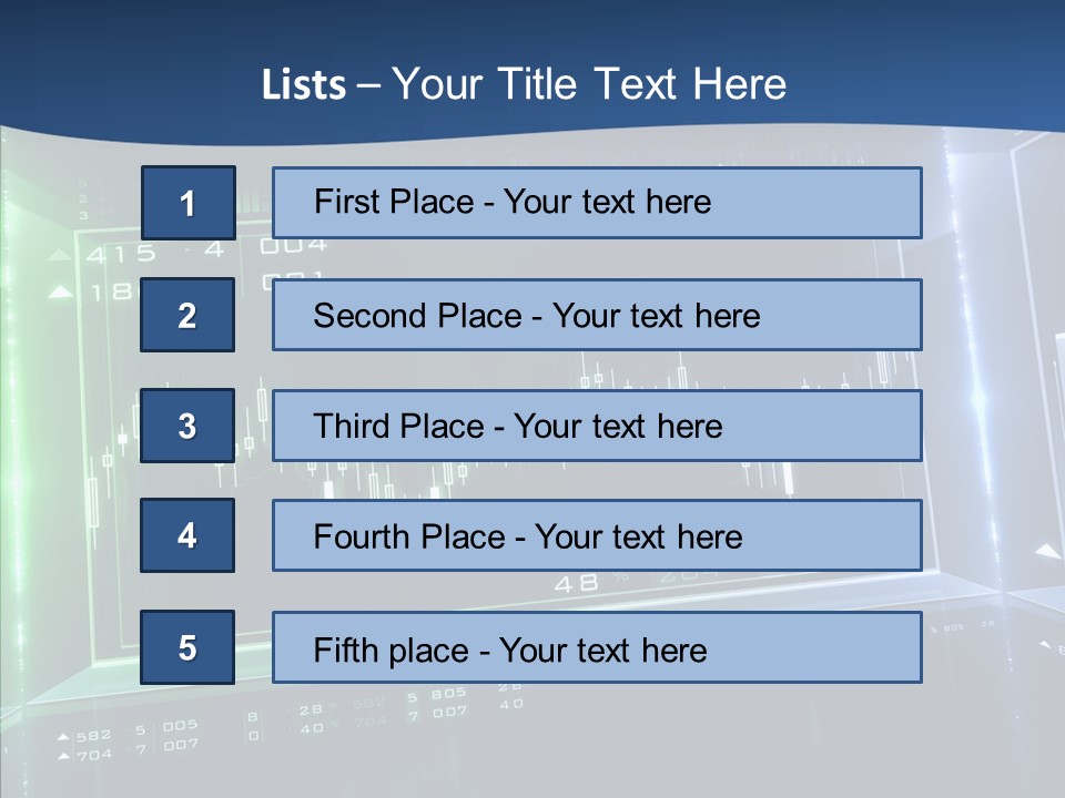 Chart Loss Selling PowerPoint Template