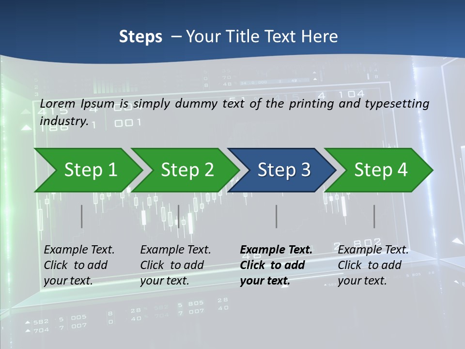 Chart Loss Selling PowerPoint Template