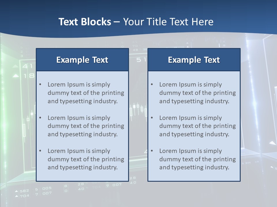 Chart Loss Selling PowerPoint Template