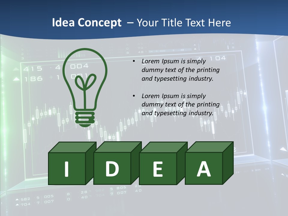 Chart Loss Selling PowerPoint Template